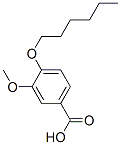 4-HEXYLOXY-3-METHOXY-BENZOIC ACID Struktur