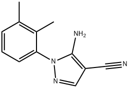 1H-Pyrazole-4-carbonitrile,5-amino-1-(2,3-dimethylphenyl)-(9CI) Struktur