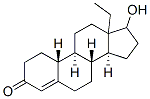 13-ethyl-17-hydroxy-gon-4-en-3-one 结构式