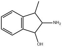 1H-Inden-1-ol,  2-amino-2,3-dihydro-3-methyl- 结构式
