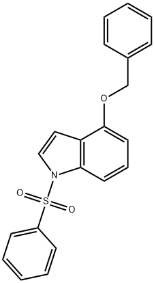 4-(benzyloxy)-1-(phenylsulfonyl)-1H-indole Structure