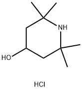 2,2,6,6-四甲基哌啶-4-醇盐酸盐 结构式