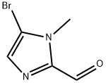 5-ブロモ-1-メチル-1H-イミダゾール-2-カルブアルデヒド 化学構造式