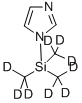 N-(TRIMETHYL-D9-SILYL)IMIDAZOLE Struktur