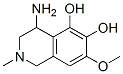 5,6-Isoquinolinediol, 4-amino-1,2,3,4-tetrahydro-7-methoxy-2-methyl- (9CI) Structure