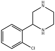2-(2-クロロフェニル)ピペラジン 化学構造式