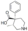 4-Piperidinecarboxylicacid,3-methyl-4-phenyl-,trans-(9CI),793621-70-2,结构式