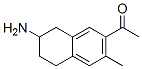 Ethanone, 1-(7-amino-5,6,7,8-tetrahydro-3-methyl-2-naphthalenyl)- (9CI),793652-59-2,结构式