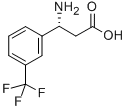 (R)-3-AMINO-3-(3-TRIFLUOROMETHYL-PHENYL)-PROPIONIC ACID Struktur