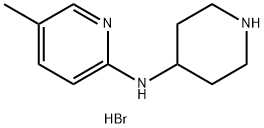 N-(5-甲基吡啶-2-基)哌啶-4-胺二盐酸盐, 793675-05-5, 结构式