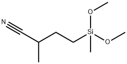3-氰基丁基甲基二甲氧基硅烷 结构式