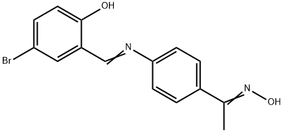 1-(4-BROMO-2-HYDROXYPHENYL)ETHANONE OXIME 结构式