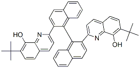 2,2'-(1,1'-binaphthyl-2,2'-diyl)bis(7-tert-butylquinolin-8-ol) Structure
