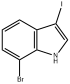 1H-Indole,7-broMo-3-iodo- Structure