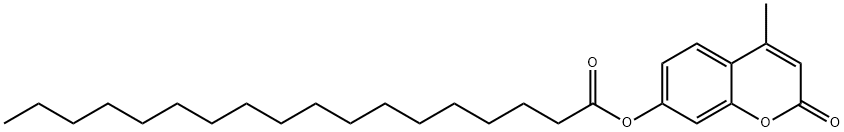 4-甲基-2-氧代-2H-1-苯并吡喃-7-基 十八烷酸酯, 79408-85-8, 结构式