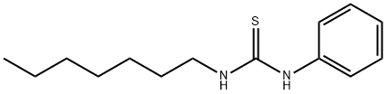 1-HEPTYL-3-PHENYL-2-THIOUREA Struktur