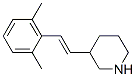Piperidine, 3-[(1E)-2-(2,6-dimethylphenyl)ethenyl]- (9CI) Structure