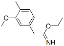 Benzeneethanimidic acid, 3-methoxy-4-methyl-, ethyl ester (9CI) Structure