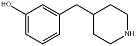 3-[(哌啶-4-基)甲基]苯酚 结构式