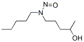 2-Pentanol, 5-(nitrosopentylamino)- 结构式