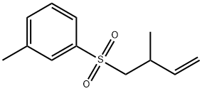 Benzene, 1-methyl-3-[(2-methyl-3-butenyl)sulfonyl]- (9CI) Structure