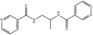 N,N'-プロピレンジニコチンアミド 化学構造式