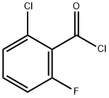 2-Chloro-6-fluorobenzene-1-carbonyl chloride Struktur