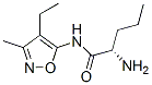 Pentanamide, 2-amino-N-(4-ethyl-3-methyl-5-isoxazolyl)-, (2S)- (9CI),794565-19-8,结构式