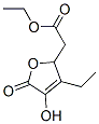 2-Furanacetic acid, 3-ethyl-2,5-dihydro-4-hydroxy-5-oxo-, ethyl ester (9CI),794567-66-1,结构式