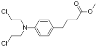 METHYL 4-(4-(BIS(2-CHLOROETHYL)AMINO)PHENYL)BUTYRATE Structure