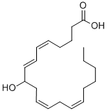 9-ヒドロキシエイコサテトラエン酸 化学構造式