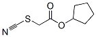 Acetic acid, thiocyanato-, cyclopentyl ester (9CI) Struktur