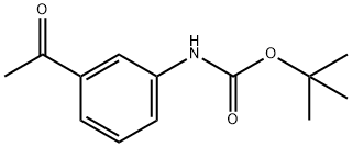 (3-ACETYL-PHENYL)-CARBAMIC ACID TERT-BUTYL ESTER Structure