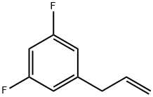 3-(3,5-ジフルオロフェニル)-1-プロペン 化学構造式