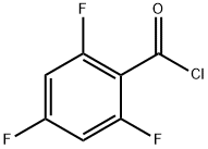 2,4,6-TRIFLUOROBENZOYL CHLORIDE Structure