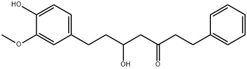 5-HYDROXY-7-(4''-HYDROXY-3''-METHOXYPHENYL)-1-PHENYL-3-HEPTANONE Structure