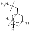 α,α-ジメチルトリシクロ[3.3.1.13,7]デカン-1-エタン-1-アミン 化学構造式