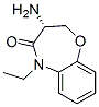 1,5-Benzoxazepin-4(5H)-one,3-amino-5-ethyl-2,3-dihydro-,(3R)-(9CI) Struktur
