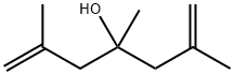 2,4,6-トリメチル-1,6-ヘプタジエン-4-オール 化学構造式