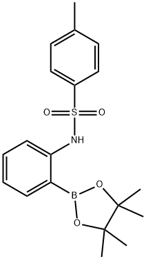 2-(对甲苯磺酰氨基)苯硼酸频哪酯, 796061-07-9, 结构式
