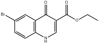 ethyl 6-broMo-4-oxo-1,4-dihydroquinoline-3-carboxylate Struktur