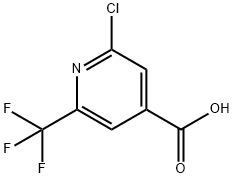 2-chloro-6-(trifluoroMethyl)isonicotinic acid Structure