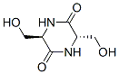 (3R,6S)-3,6-Bis(hydroxymethyl)-2,5-piperazinedione Structure