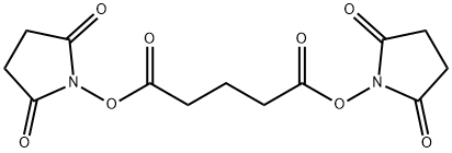 グルタル酸N,N'-ジスクシンイミジル 化学構造式
