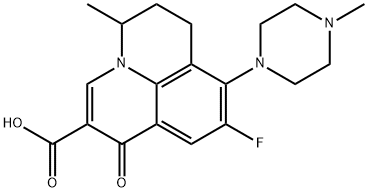 9-フルオロ-5-メチル-8-(4-メチル-1-ピペラジニル)-6,7-ジヒドロ-1-オキソ-1H,5H-ベンゾ[ij]キノリジン-2-カルボン酸