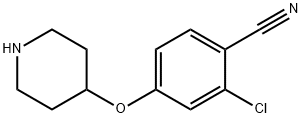 2-CHLORO-4-(PIPERIDIN-4-YLOXY)BENZONITRILE