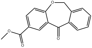 11-氧代-6,11-二氢二苯并[B,E]氧杂环庚烷-2-羧酸甲酯, 79669-87-7, 结构式
