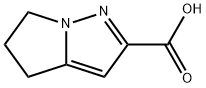 4H-?Pyrrolo[1,?2-?b]?pyrazole-?2-?carboxylic acid, 5,?6-?dihydro- Structure