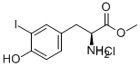 3-碘-L-酪氨酸-甲酯盐酸盐, 79677-58-0, 结构式