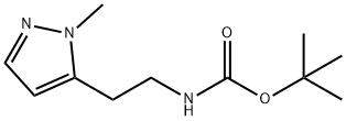 Carbamic acid, [2-(1-methyl-1H-pyrazol-5-yl)ethyl]-, 1,1-dimethylethyl ester (9CI)|
